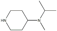 N-isopropyl-N-methylpiperidin-4-amine Struktur