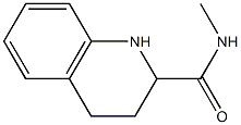 N-methyl-1,2,3,4-tetrahydroquinoline-2-carboxamide,,结构式