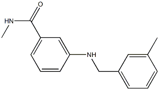  N-methyl-3-{[(3-methylphenyl)methyl]amino}benzamide