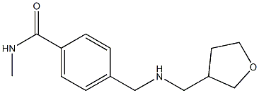 N-methyl-4-{[(oxolan-3-ylmethyl)amino]methyl}benzamide Structure