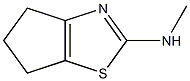 N-methyl-5,6-dihydro-4H-cyclopenta[d][1,3]thiazol-2-amine,,结构式