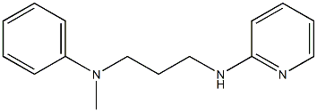 N-methyl-N-[3-(pyridin-2-ylamino)propyl]aniline Structure