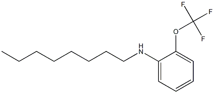 N-octyl-2-(trifluoromethoxy)aniline Structure