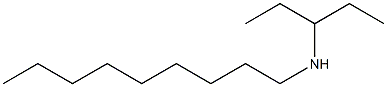 nonyl(pentan-3-yl)amine Structure