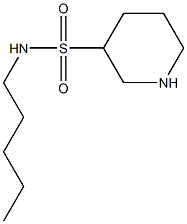 N-pentylpiperidine-3-sulfonamide 化学構造式