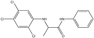 N-phenyl-2-[(2,4,5-trichlorophenyl)amino]propanamide