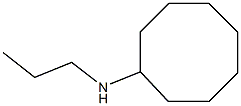 N-propylcyclooctanamine Structure