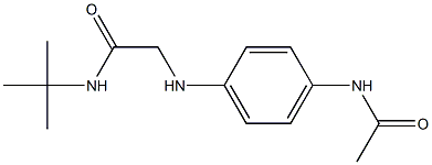 N-tert-butyl-2-[(4-acetamidophenyl)amino]acetamide