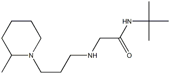 N-tert-butyl-2-{[3-(2-methylpiperidin-1-yl)propyl]amino}acetamide Structure