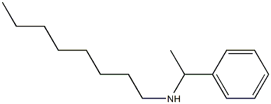 octyl(1-phenylethyl)amine Structure