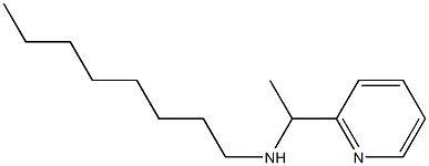 octyl[1-(pyridin-2-yl)ethyl]amine Structure