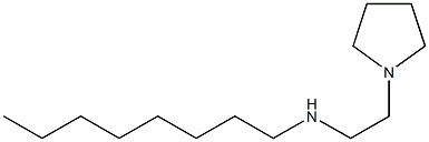 octyl[2-(pyrrolidin-1-yl)ethyl]amine Struktur