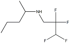 pentan-2-yl(2,2,3,3-tetrafluoropropyl)amine 结构式