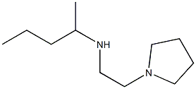 pentan-2-yl[2-(pyrrolidin-1-yl)ethyl]amine 化学構造式