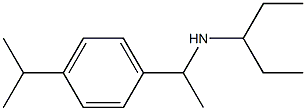 pentan-3-yl({1-[4-(propan-2-yl)phenyl]ethyl})amine Struktur