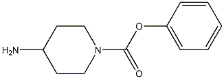 phenyl 4-aminopiperidine-1-carboxylate 化学構造式