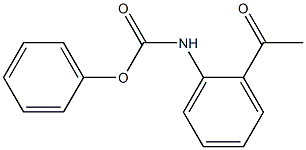 phenyl N-(2-acetylphenyl)carbamate Structure