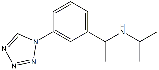 propan-2-yl({1-[3-(1H-1,2,3,4-tetrazol-1-yl)phenyl]ethyl})amine Structure