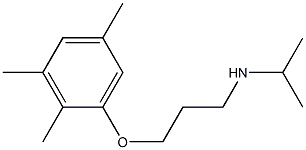 propan-2-yl[3-(2,3,5-trimethylphenoxy)propyl]amine,,结构式