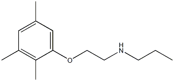 propyl[2-(2,3,5-trimethylphenoxy)ethyl]amine Struktur