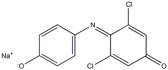sodium 4-[(2,6-dichloro-4-oxocyclohexa-2,5-dien-1-ylidene)amino]benzen-1-olate Structure