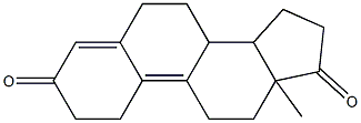 13-Methyl-1,6,7,8,11,12,13,14,15,16-decahydro-2H-cyclopenta[a]phenanthrene-3,17-dione Structure