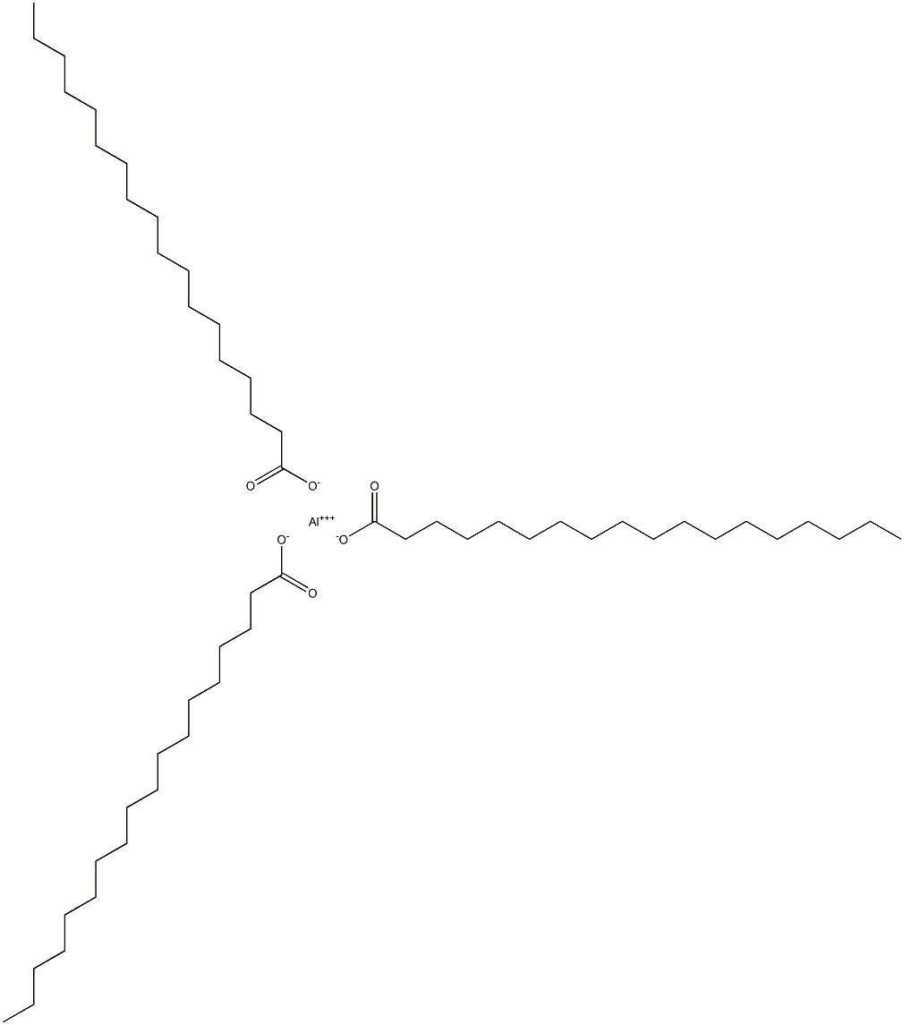 Aluminum octadecanote,,结构式