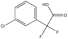 (3-Chlorophenyl)-difluoroacetic acid Structure