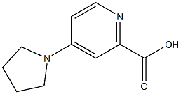 4-Pyrrolidin-1-ylpyridine-2-carboxylic acid 结构式