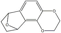 7,10-Epoxynaphtho[1,2-b]-1,4-dioxin,  2,3,7,8,9,10-hexahydro- Struktur