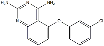 2,4-Quinazolinediamine,  5-(3-chlorophenoxy)-