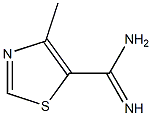 5-Thiazolecarboximidamide,  4-methyl- Struktur