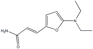 2-Propenamide,  3-[5-(diethylamino)-2-furanyl]- 结构式