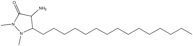 4-amino-1,2-dimethyl-5-pentadecyl-pyrazolidin-3-one