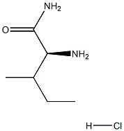 (2S)-2-amino-3-methylpentanamide  hydrochloride Structure