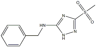 Benzyl-(5-methanesulfonyl-2H-[1,2,4]triazol-3-yl)-amine