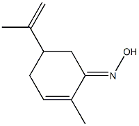 5-Isopropenyl-2-methyl-cyclohex-2-enone oxime Structure