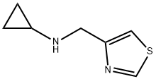 4-Thiazolemethanamine,  N-cyclopropyl-,1004317-41-2,结构式