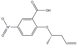 (S)-5-nitro-2-(pent-4-en-2-yloxy)benzoic acid