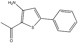 1-(3-amino-5-phenylthiophen-2-yl)ethanone,,结构式