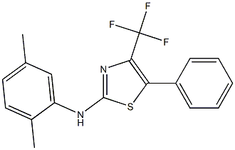 N-(2,5-dimethylphenyl)-5-phenyl-4-(trifluoromethyl)-1,3-thiazol-2-amine