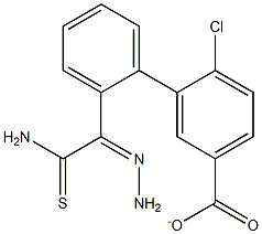  3-[2-(aminocarbothioyl)carbohydrazonoyl]phenyl 4-chlorobenzoate