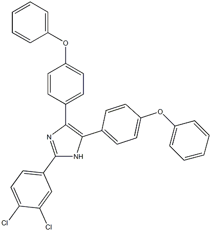 2-(3,4-dichlorophenyl)-4,5-bis(4-phenoxyphenyl)-1H-imidazole Structure