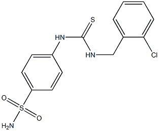 4-({[(2-chlorobenzyl)amino]carbothioyl}amino)benzenesulfonamide