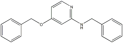 N-benzyl-N-[4-(benzyloxy)-2-pyridinyl]amine Structure