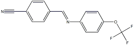 4-({[4-(trifluoromethoxy)phenyl]imino}methyl)benzonitrile|