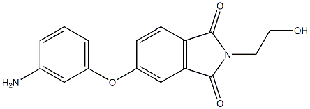 5-[(3-aminophenyl)oxy]-2-(2-hydroxyethyl)-1H-isoindole-1,3(2H)-dione 结构式