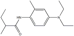 N-[4-(diethylamino)-2-methylphenyl]-2-methylbutanamide Struktur