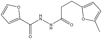 N'-(2-furoyl)-3-(5-methyl-2-furyl)propanohydrazide Struktur
