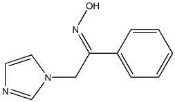 2-(1H-imidazol-1-yl)-1-phenylethanone oxime Struktur